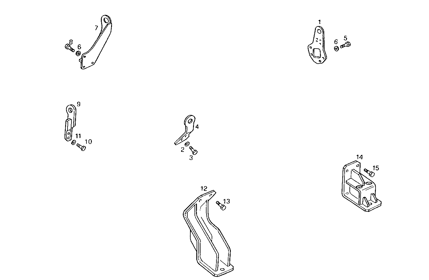 ENGINE SUSPENSION - 8281SRM50.32 8281SRM50 parts diagram