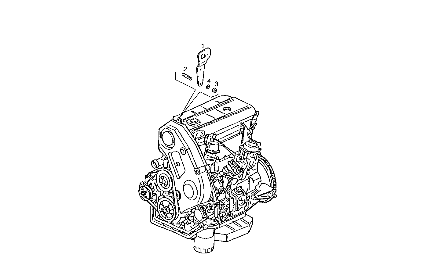 ENGINE SUSPENSION - 8140SE00.00A016 8140SE00 parts diagram