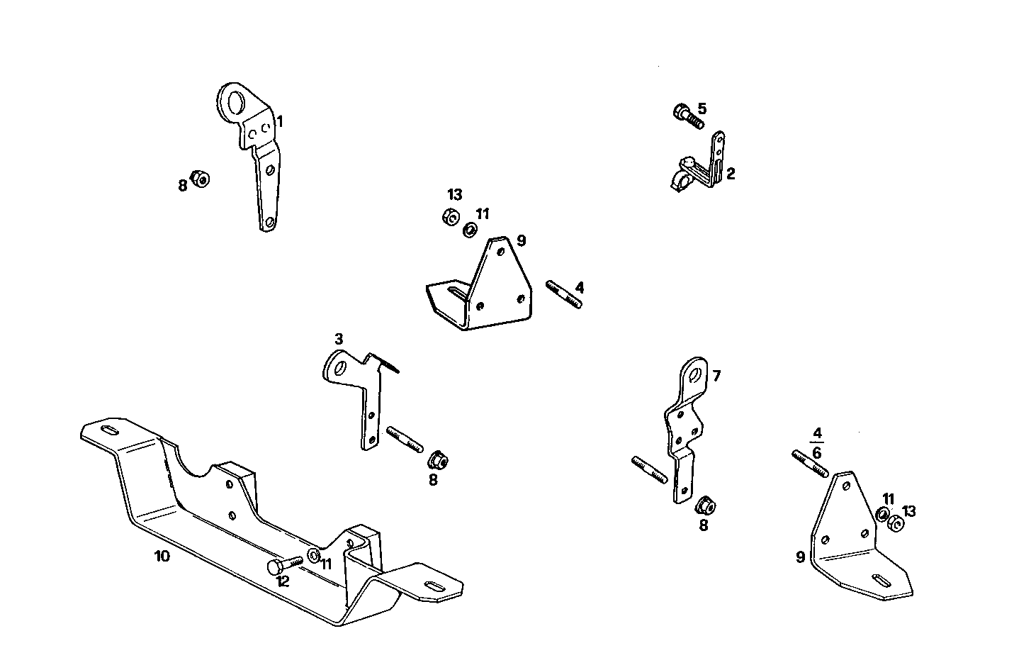 ENGINE SUSPENSION - 8140SRM15.10 8140SRM15 parts diagram