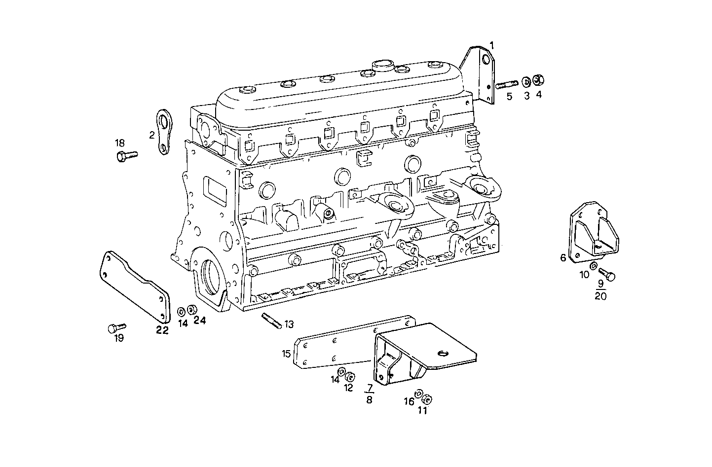 ENGINE SUSPENSION - 8061SRM25.13 8061SRM25 parts diagram