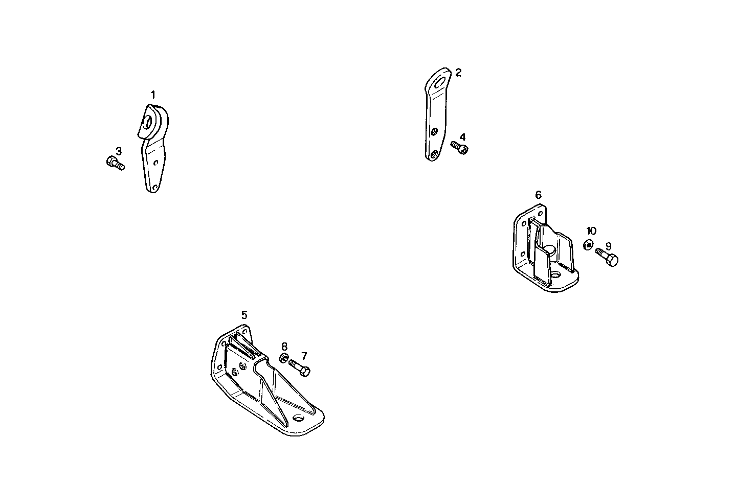 ENGINE SUSPENSION - C78ENTM30.10-C 12/03 CURSOR 8 parts diagram