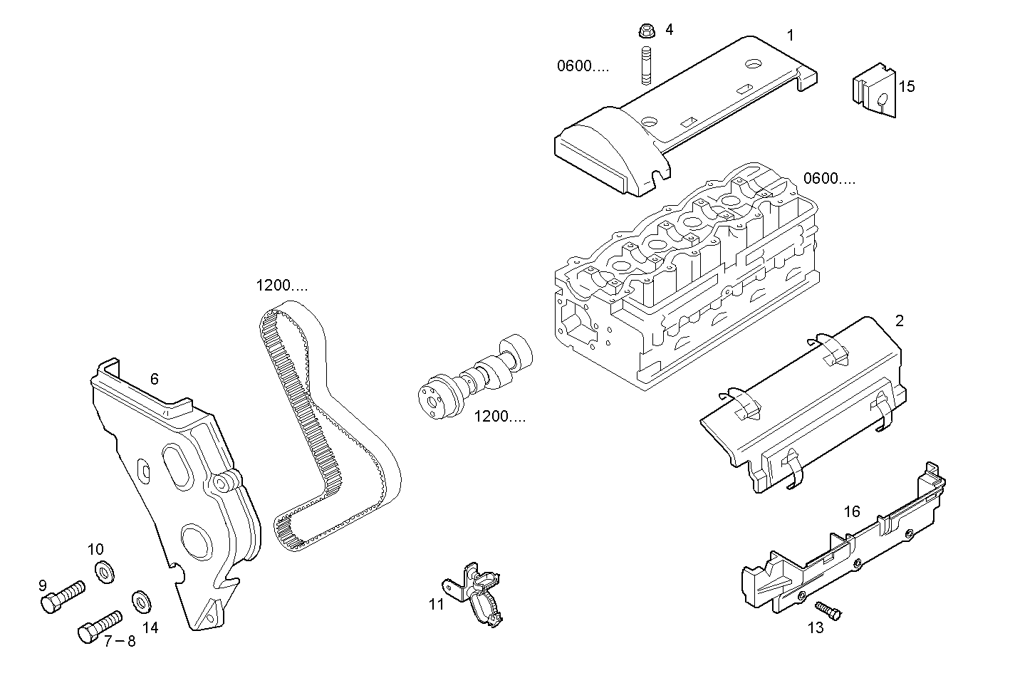ASSY SOUND PROOFING - 8149.03.4000 8149.03 CNG parts diagram