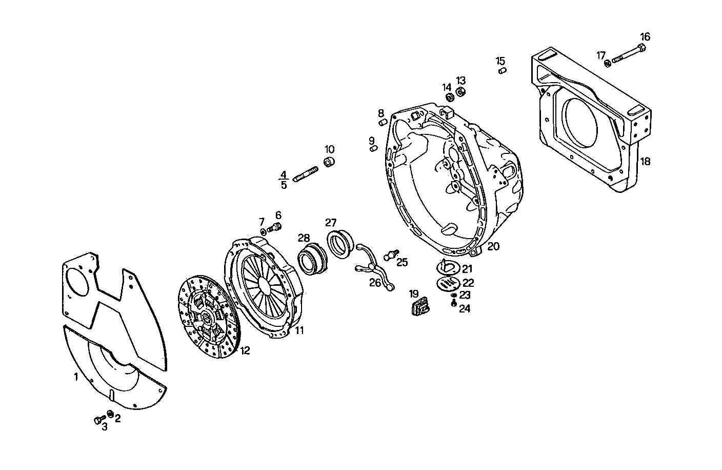 CLUTCH - 8061C05.05A001 8061C05 parts diagram
