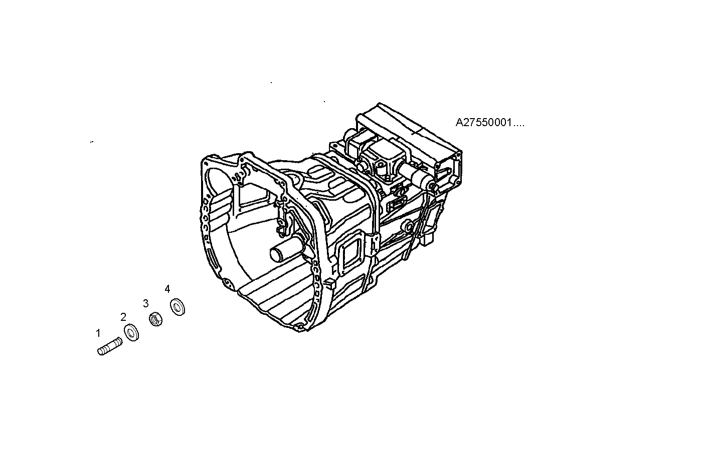 TRANSMISSION - N40ENTC21.00A015 NEF 4 electron. - EURO 3 parts diagram