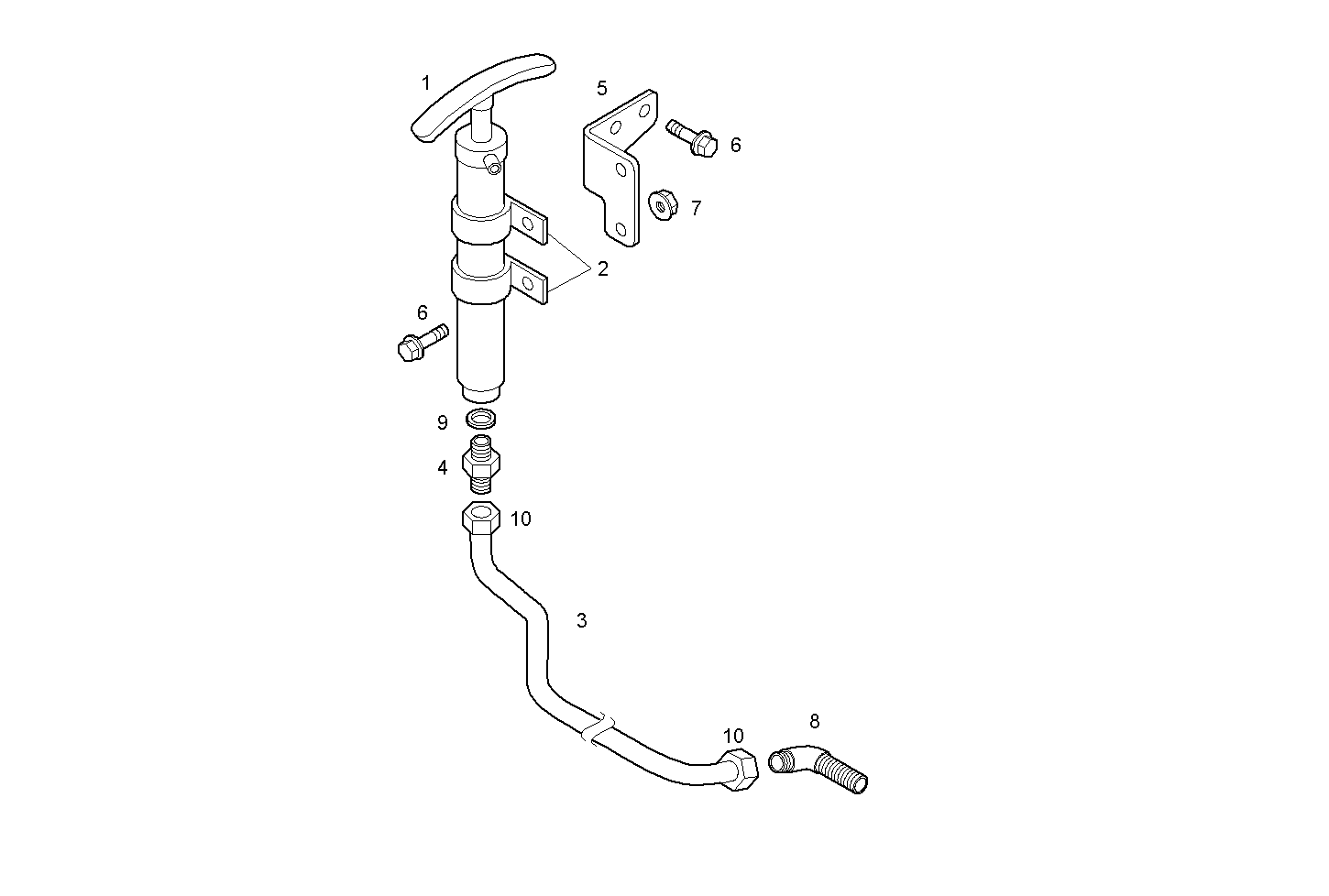 OIL OUTLET PUMP - N45MNAM10.01 NEF 4 mechanic. parts diagram