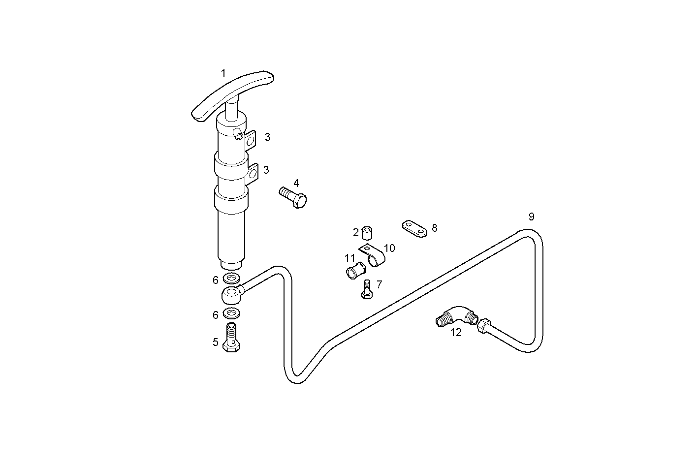 OIL OUTLET PUMP - N40ENTM25.10 NEF 4 electron. parts diagram