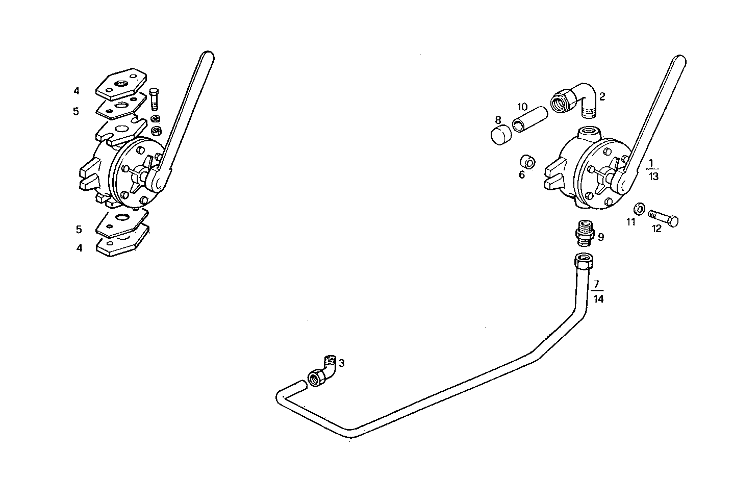 OIL OUTLET PUMP - 8281M32.10 8281M32 parts diagram