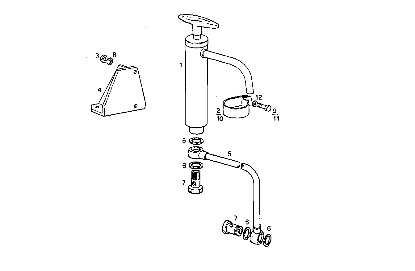 OIL OUTLET PUMP - 8061M14.01 8061M14 parts diagram