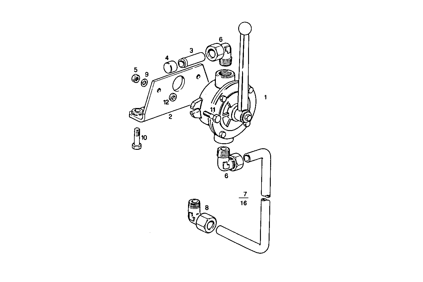 OIL OUTLET PUMP - 8210M22.10 8210M22 parts diagram