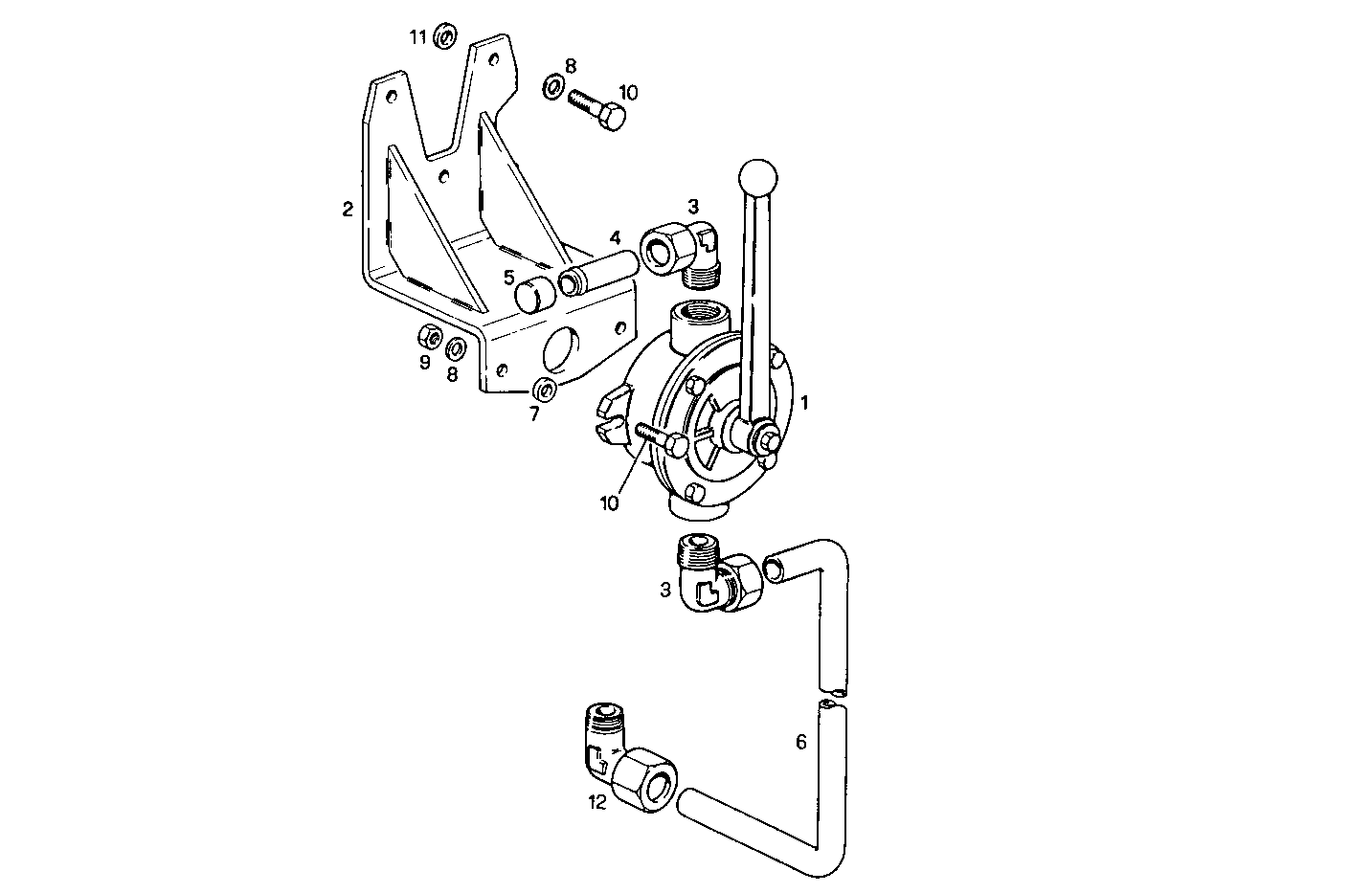 OIL OUTLET PUMP - 8460SRE10.00A003 8460SRE10 parts diagram