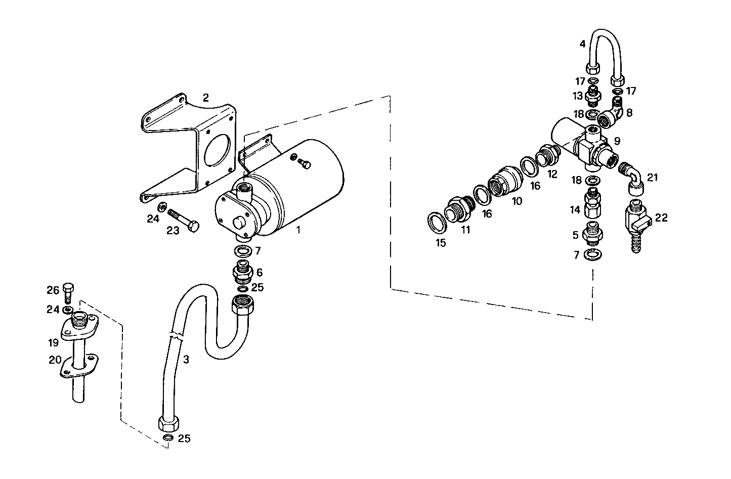 OIL OUTLET PUMP - C78ENTM50.10 CURSOR 8 parts diagram
