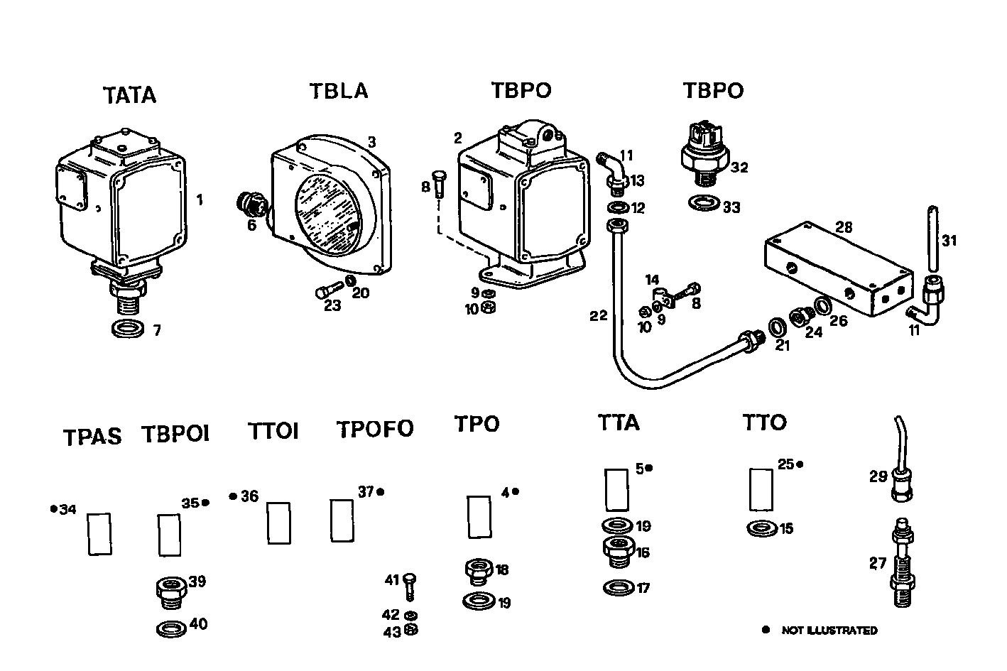 INSTRUMENTS - 8291SRM12.12A001 8291SRM12 parts diagram