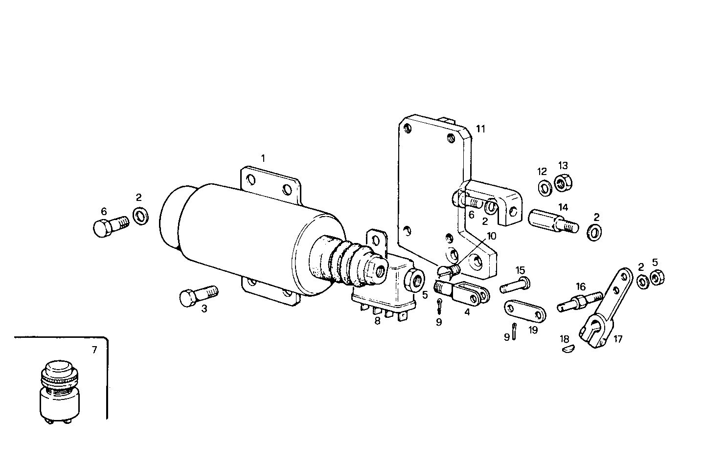 ELECTRIC STOP ENGINE - 8061SRM27.10 8061SRM27 parts diagram