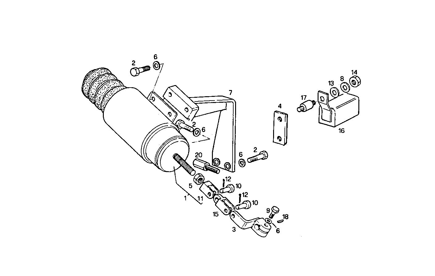 ELECTRIC STOP ENGINE - 8061M12.32 8061M12 parts diagram