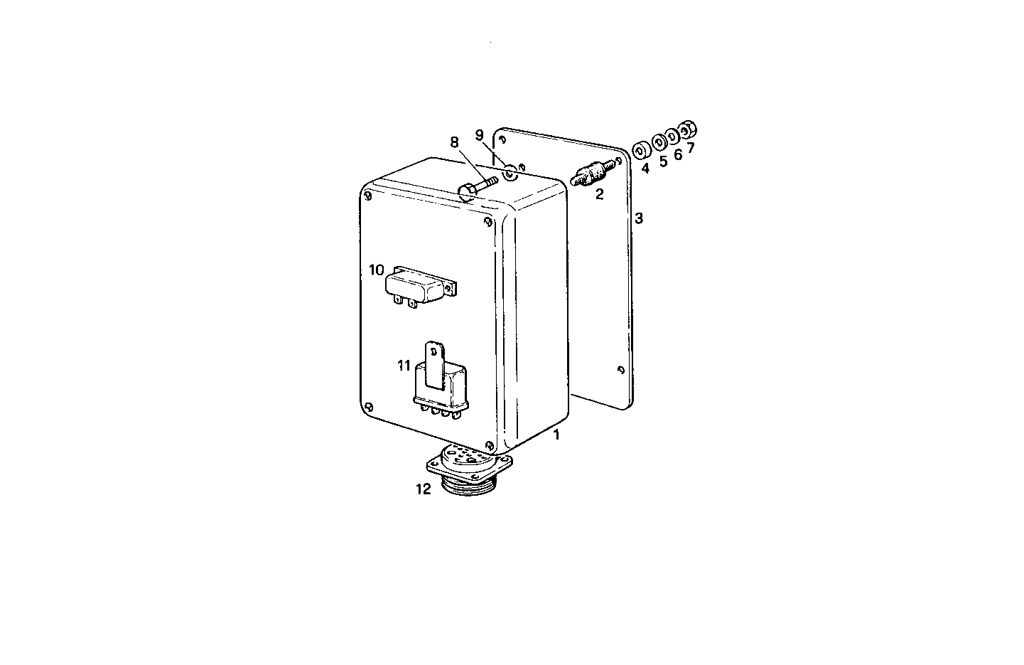 ELECTRIC STOP ENGINE - 8291SRM75.10 8291SRM75 parts diagram