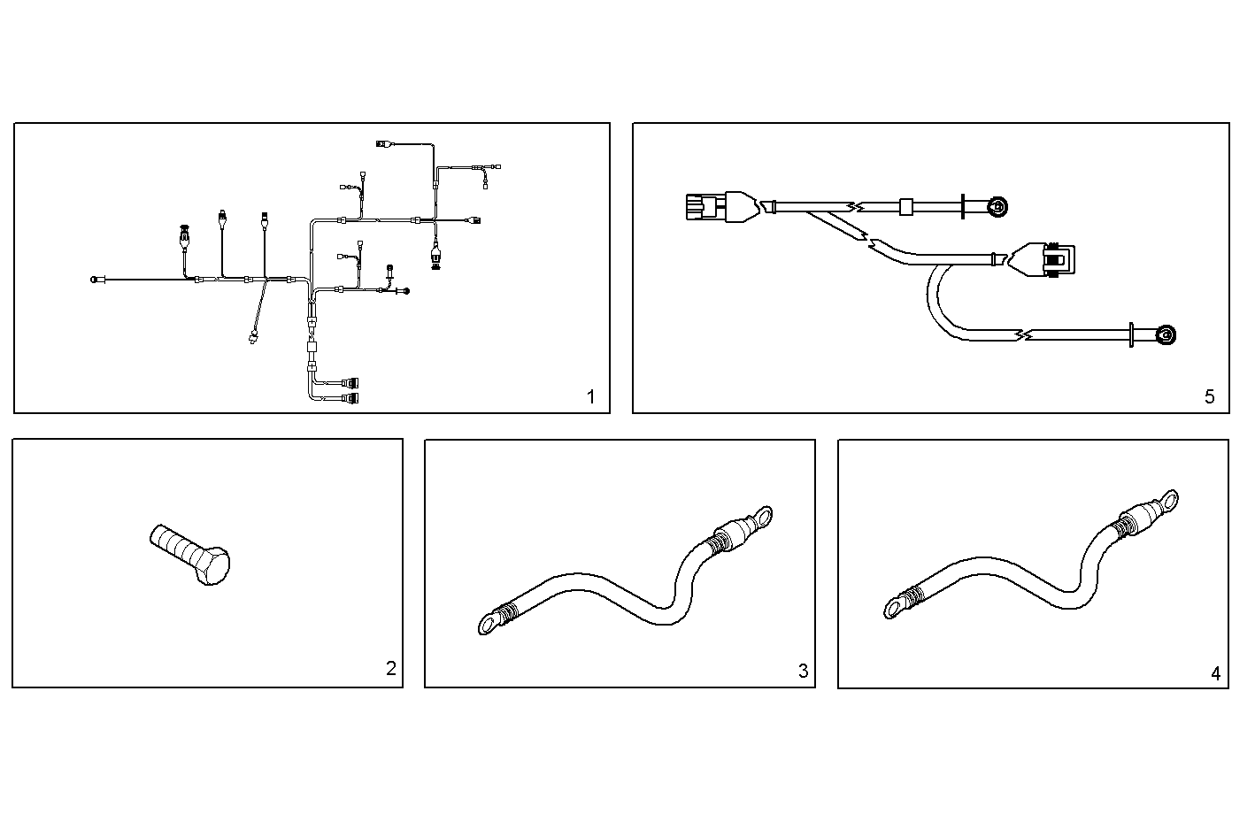 CABLES - N45MNAM10.00 NEF 4 mechanic. parts diagram