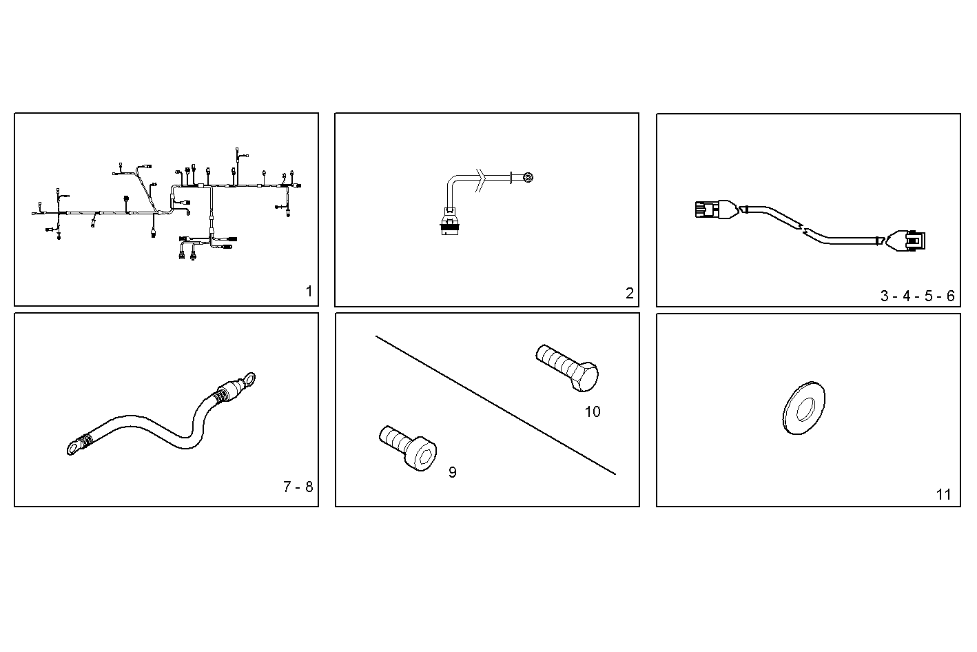 CABLES - C13ENTM77.10 CURSOR 13 parts diagram
