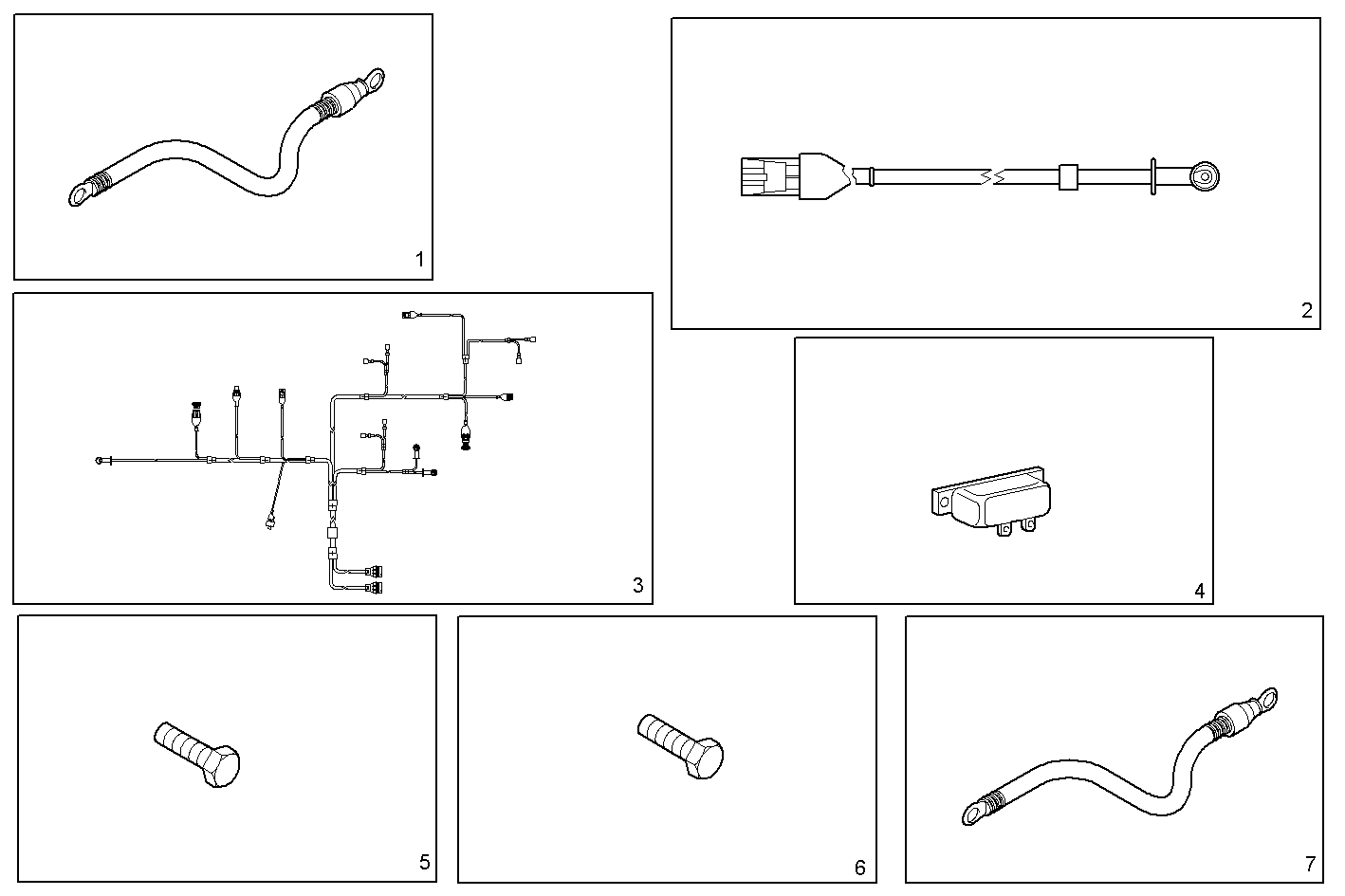 CABLES - N67MNTM28.11 NEF 6 mechanic. parts diagram