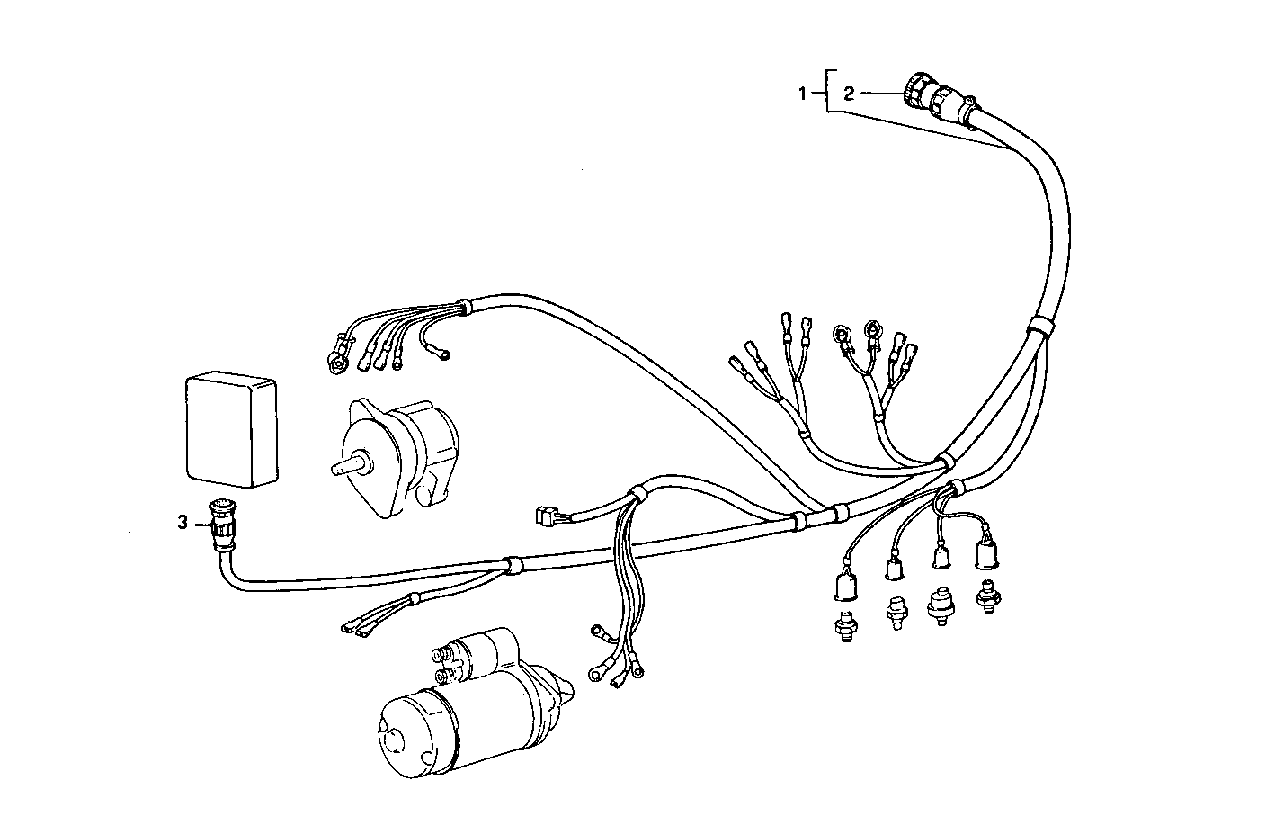 CABLES - 8460M15.12 8460M15 parts diagram