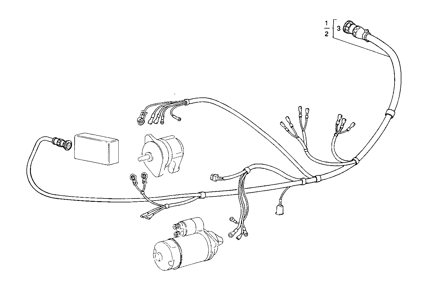 CABLES - 8361SRM40.10 8361SRM40 parts diagram