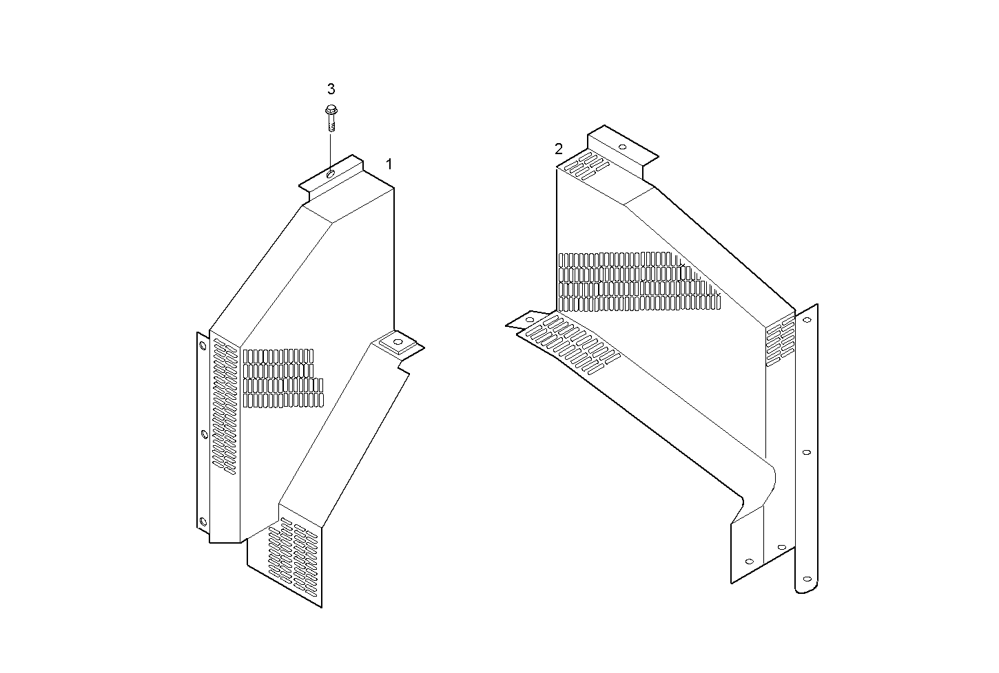 SHIELDS - N67MSAE00.00A001 NEF 6 mechanic. - TIER 2 parts diagram