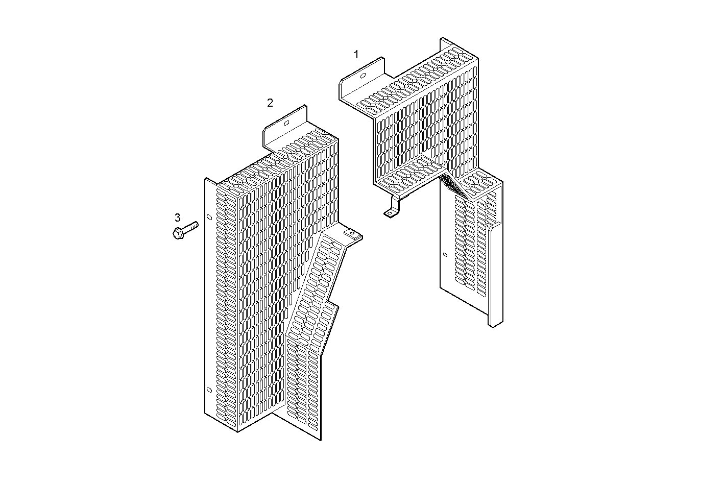 SHIELDS - N60ENTD20.00A801 NEF 6 electron. - TIER 2 parts diagram