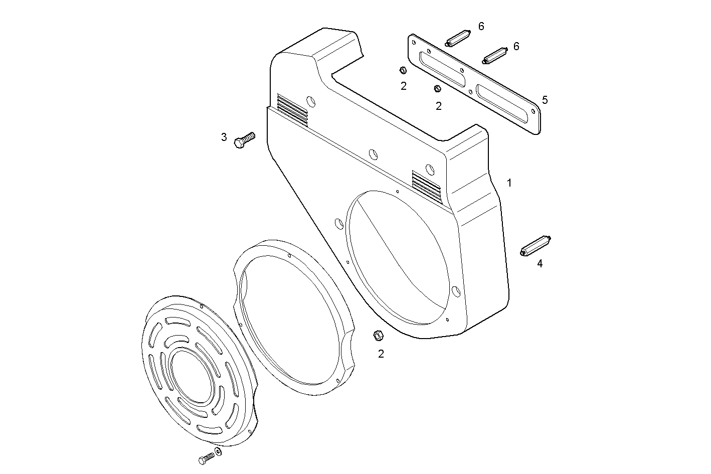 SHIELDS - N67ENTM45.10 NEF 6 electron. parts diagram