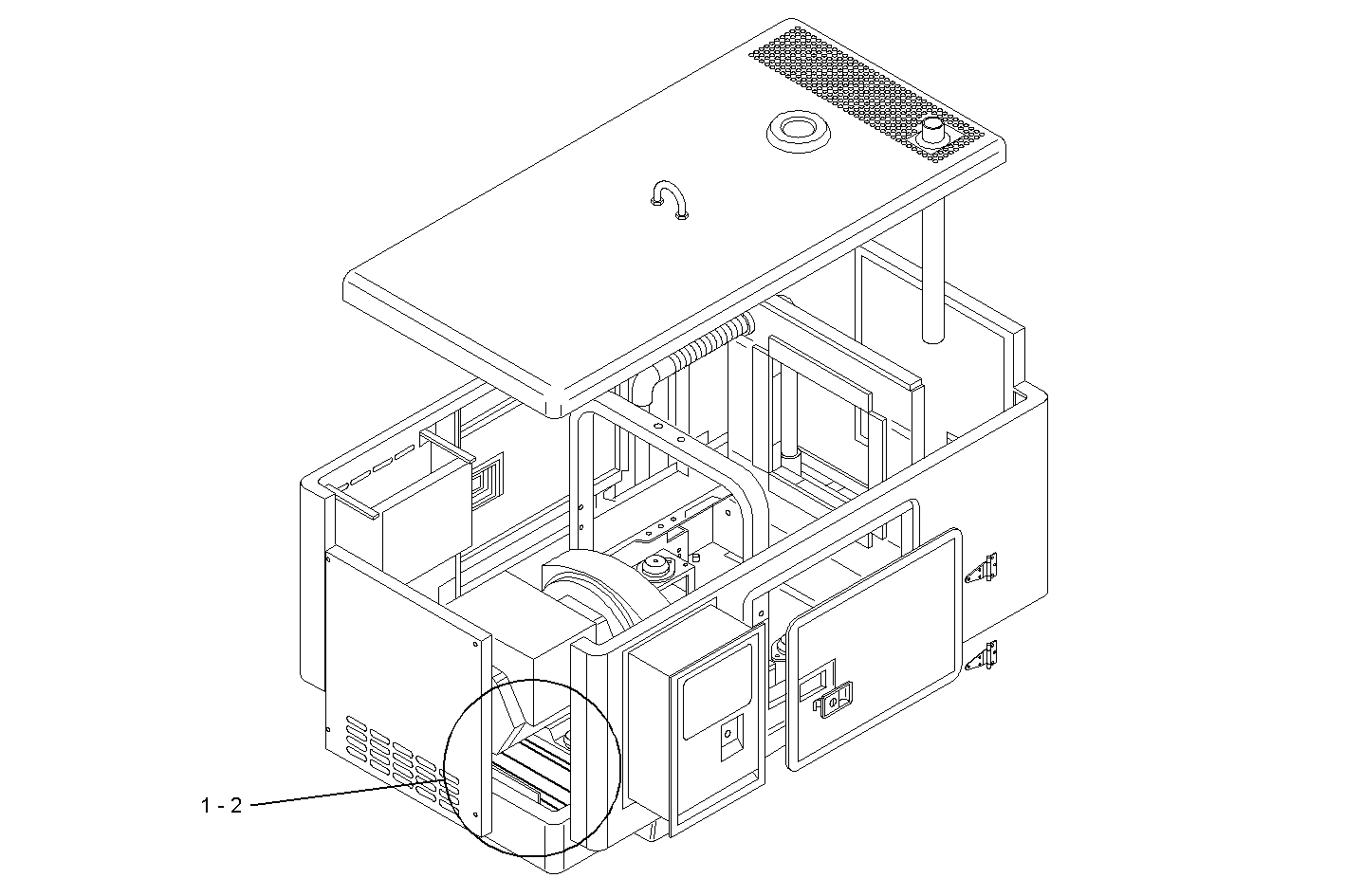 FUEL TANK - GS8031i06.05A614 GS8031i06 parts diagram