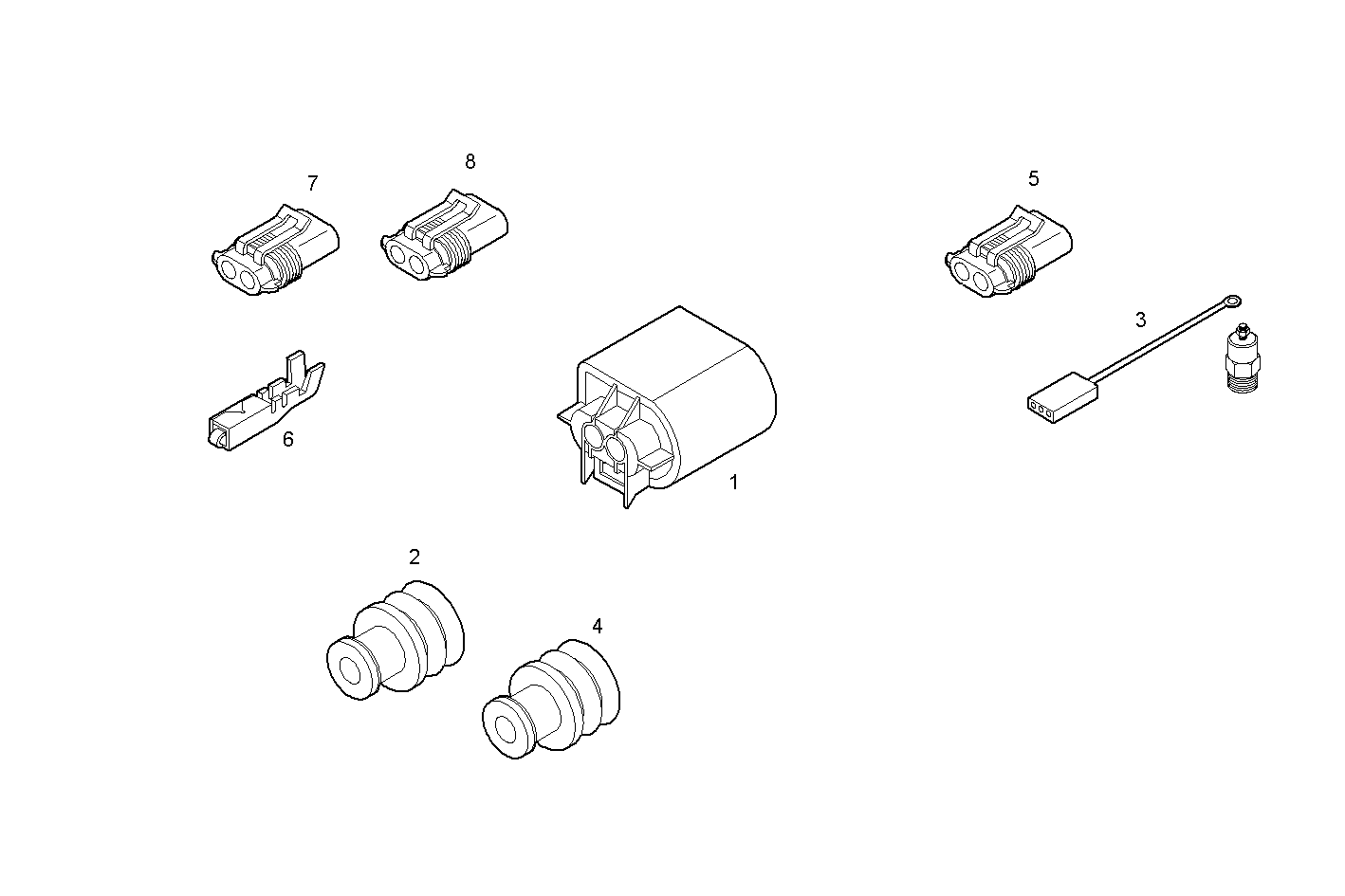 ELECTRIC WIRING - N67MSTD20.00A800 NEF 6 mechanic. - TIER 2 parts diagram