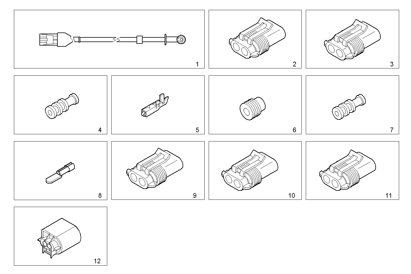 ELECTRIC WIRING - N45MNTF41.10 NEF 4 mechanic. parts diagram