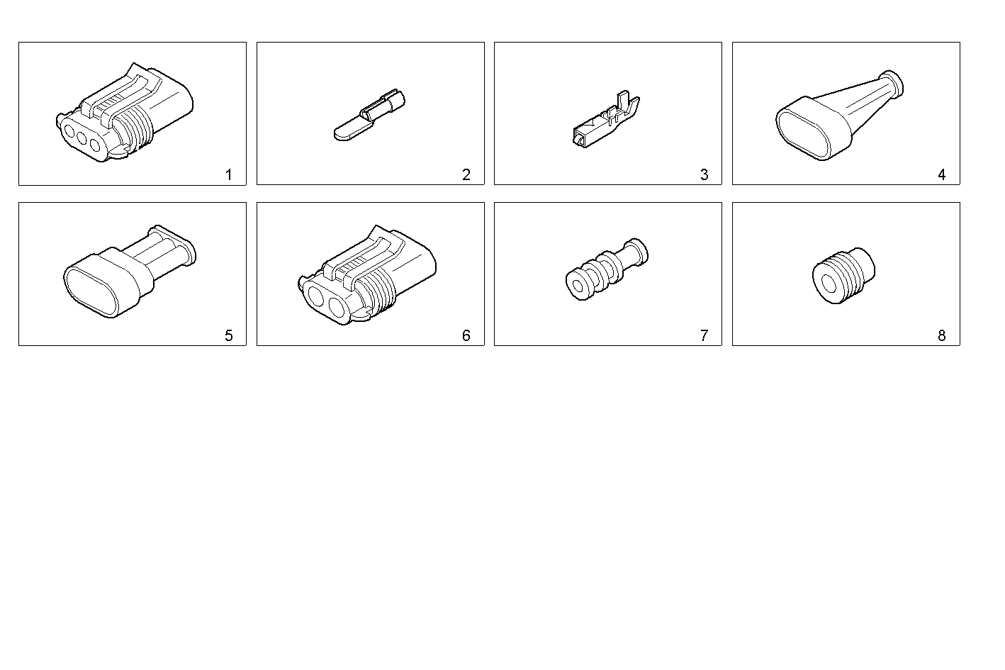 ENGINE ELECTRIC WIRING (COMPONENTS) - N67MNTM28.31 NEF 6 mechanic. parts diagram