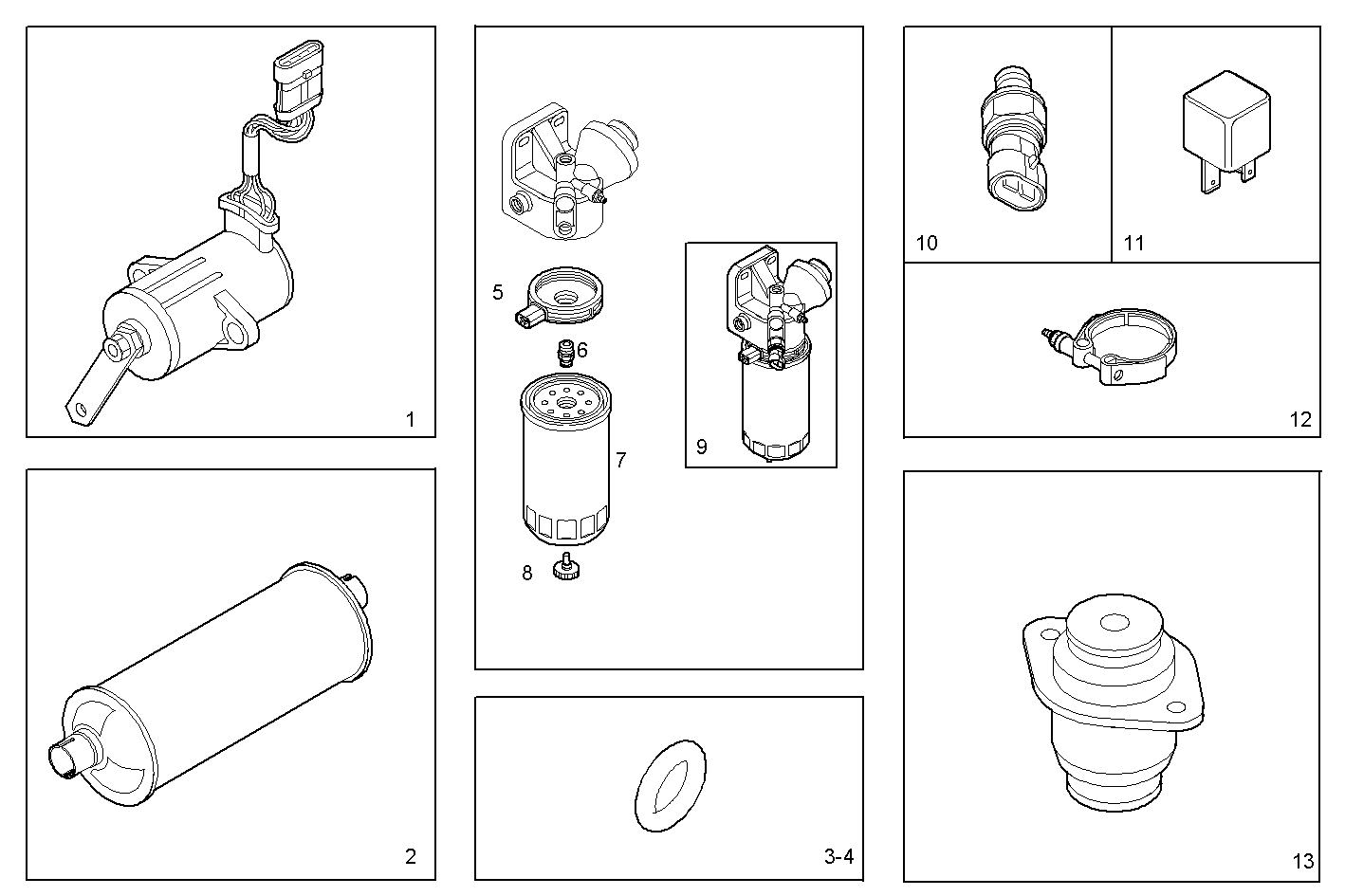 ACCESSORIES - N45ENTX20.00A001 NEF 4 electron. - TIER 3 parts diagram