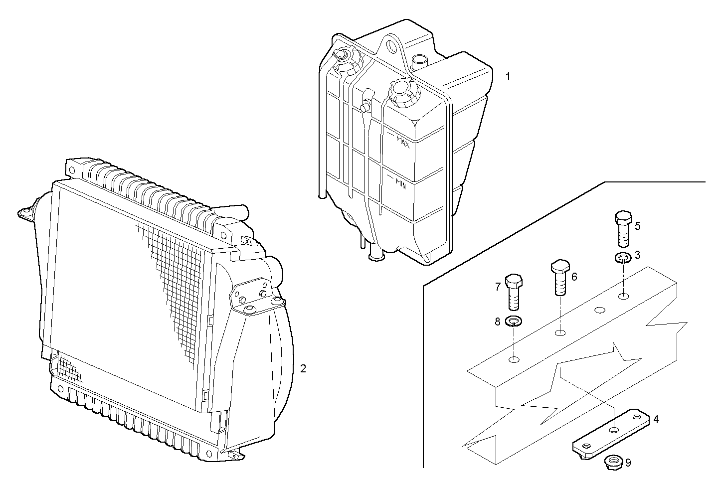 ACCESSORIES - F4AE0682C*C151 NEF 6 electron. - EURO 3 parts diagram