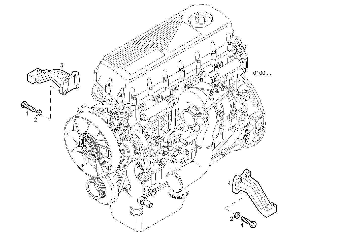 ACCESSORIES - F2BE0684B*B131 CURSOR 8 - TIER 2 parts diagram