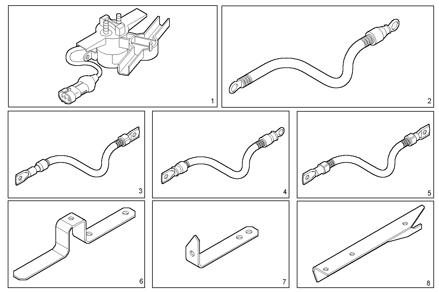 ACCESSORIES - F2BE0684B*B131 CURSOR 8 - TIER 2 parts diagram