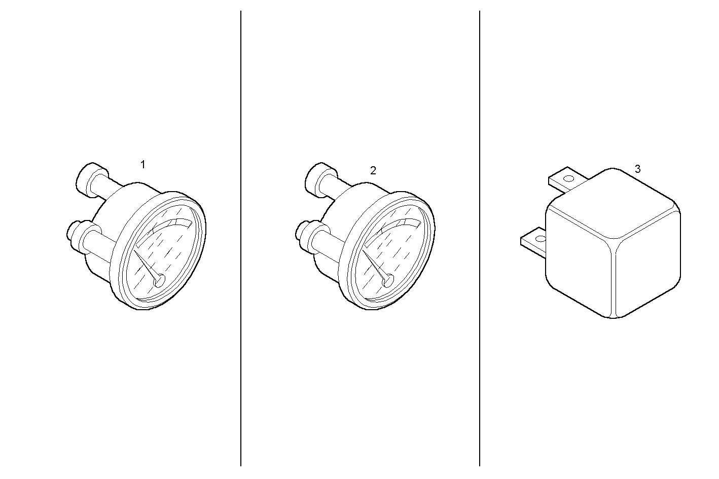 ACCESSORIES - F4AE0481E*C102 NEF 4 electron. - EURO 3 parts diagram