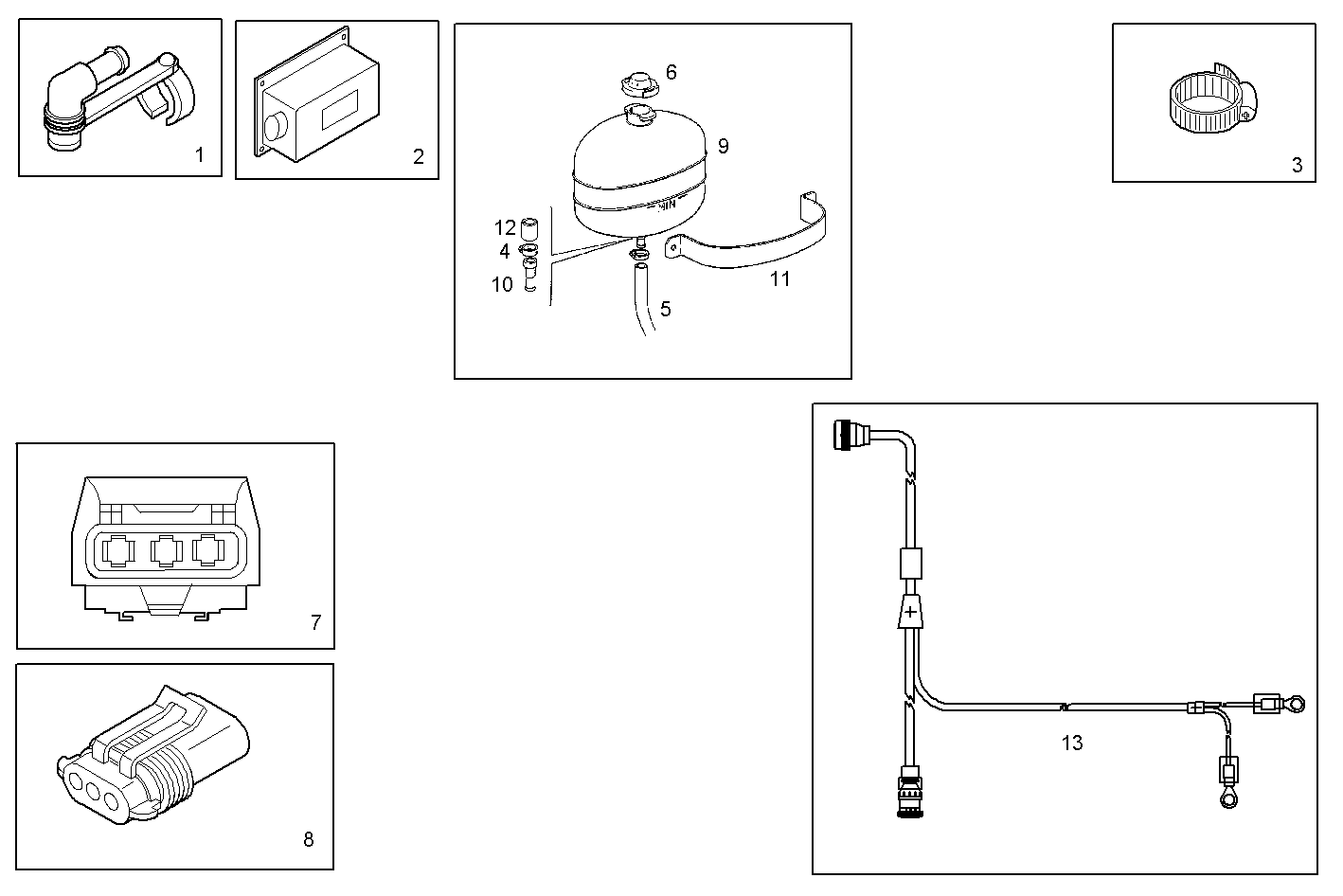 ACCESSORIES - N67MNAM15.00 NEF 6 mechanic. parts diagram