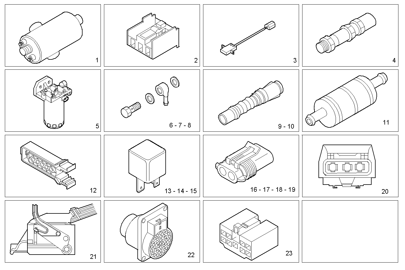 ACCESSORIES - 8140SRC31.35A001- 1D 8140SRC31 parts diagram