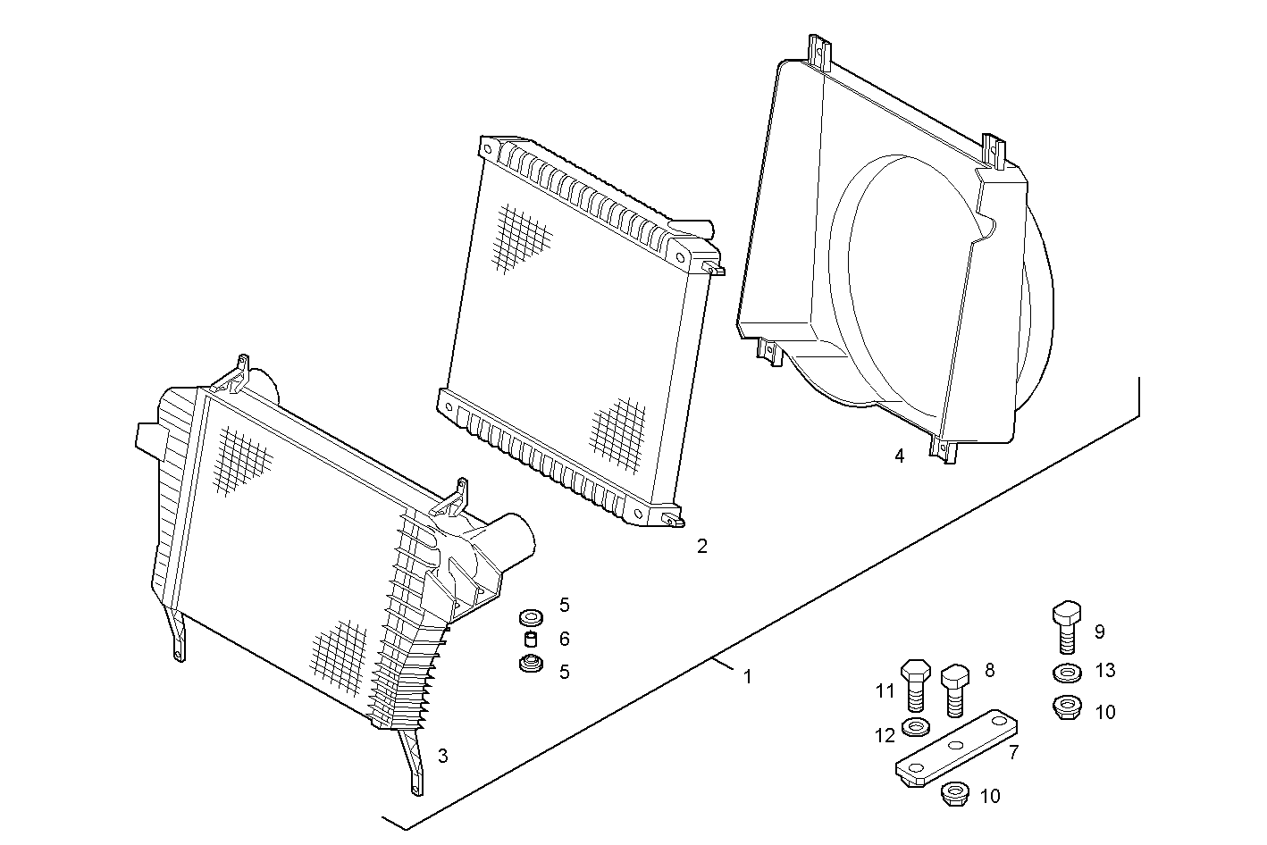 ACCESSORIES - N40ENTC21.00A016 NEF 4 electron. - EURO 3 parts diagram