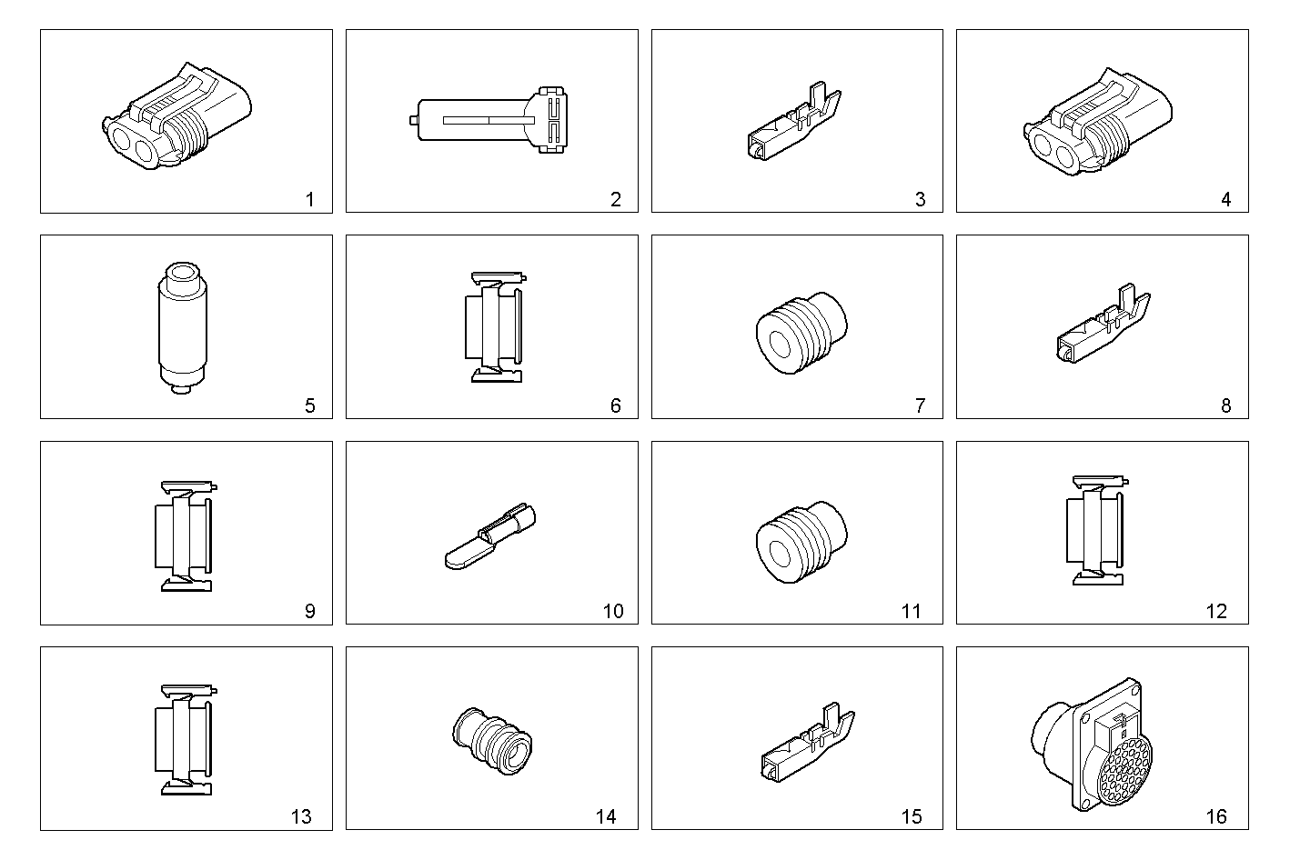 ACCESSORIES - N40ENTC24.00A011 NEF 4 electron. - EURO 3 parts diagram