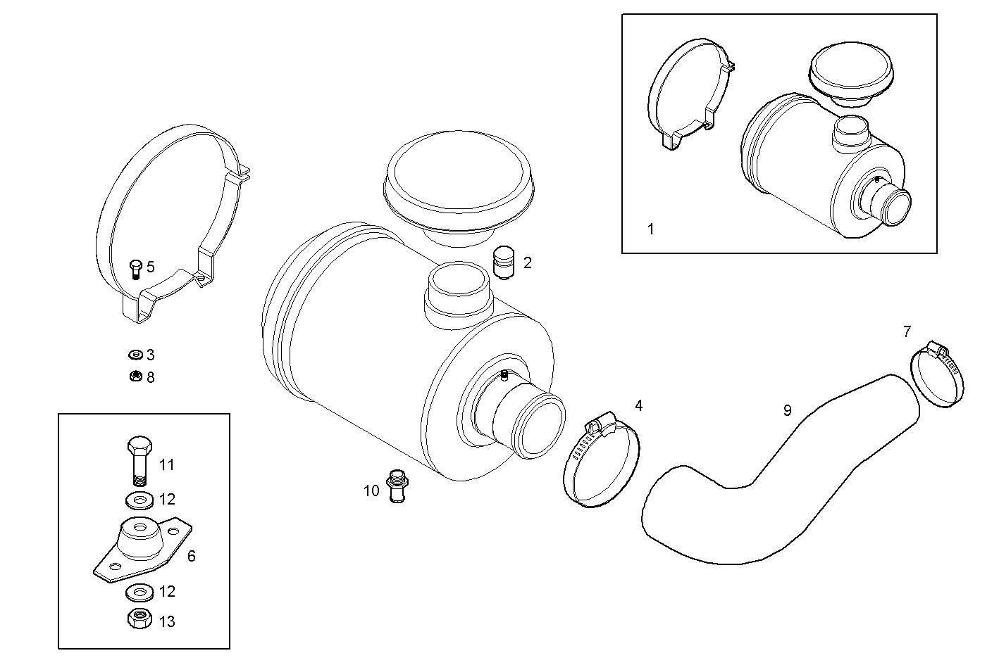 ACCESSORIES - N67MSAE00.00A001 NEF 6 mechanic. - TIER 2 parts diagram