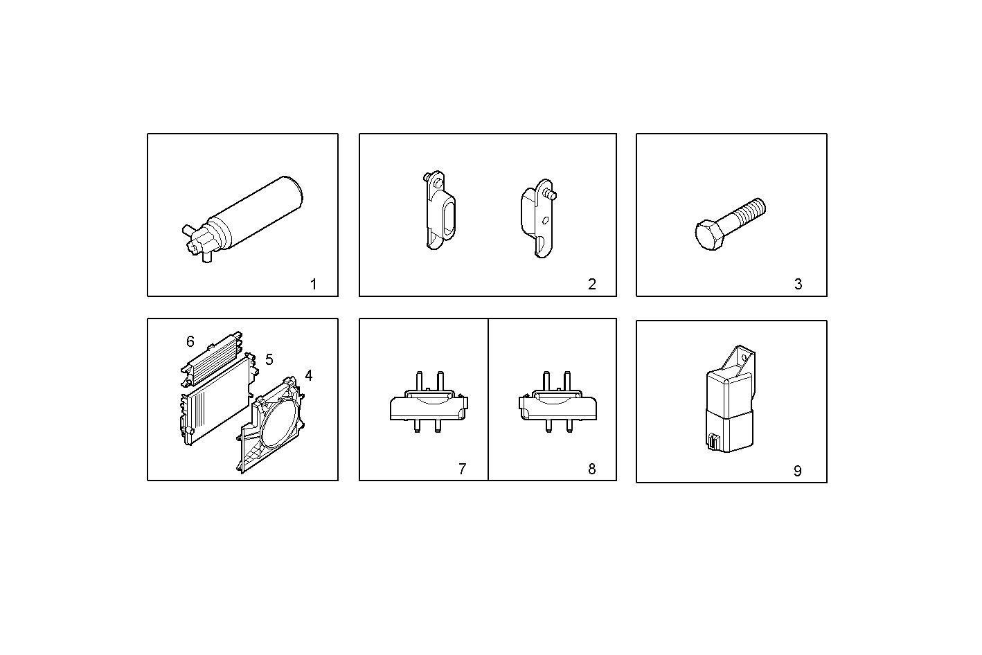 ACCESSORIES - S23ENSC24.10A008 - C SOFIM HPI 2.3L - EURO 3 parts diagram