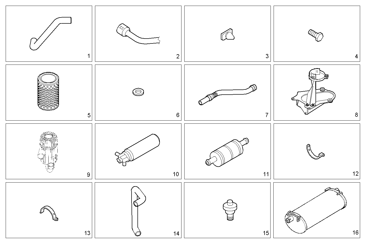 ACCESSORIES - S23ENSC24.10A005 SOFIM HPI 2.3L - EURO 3 parts diagram