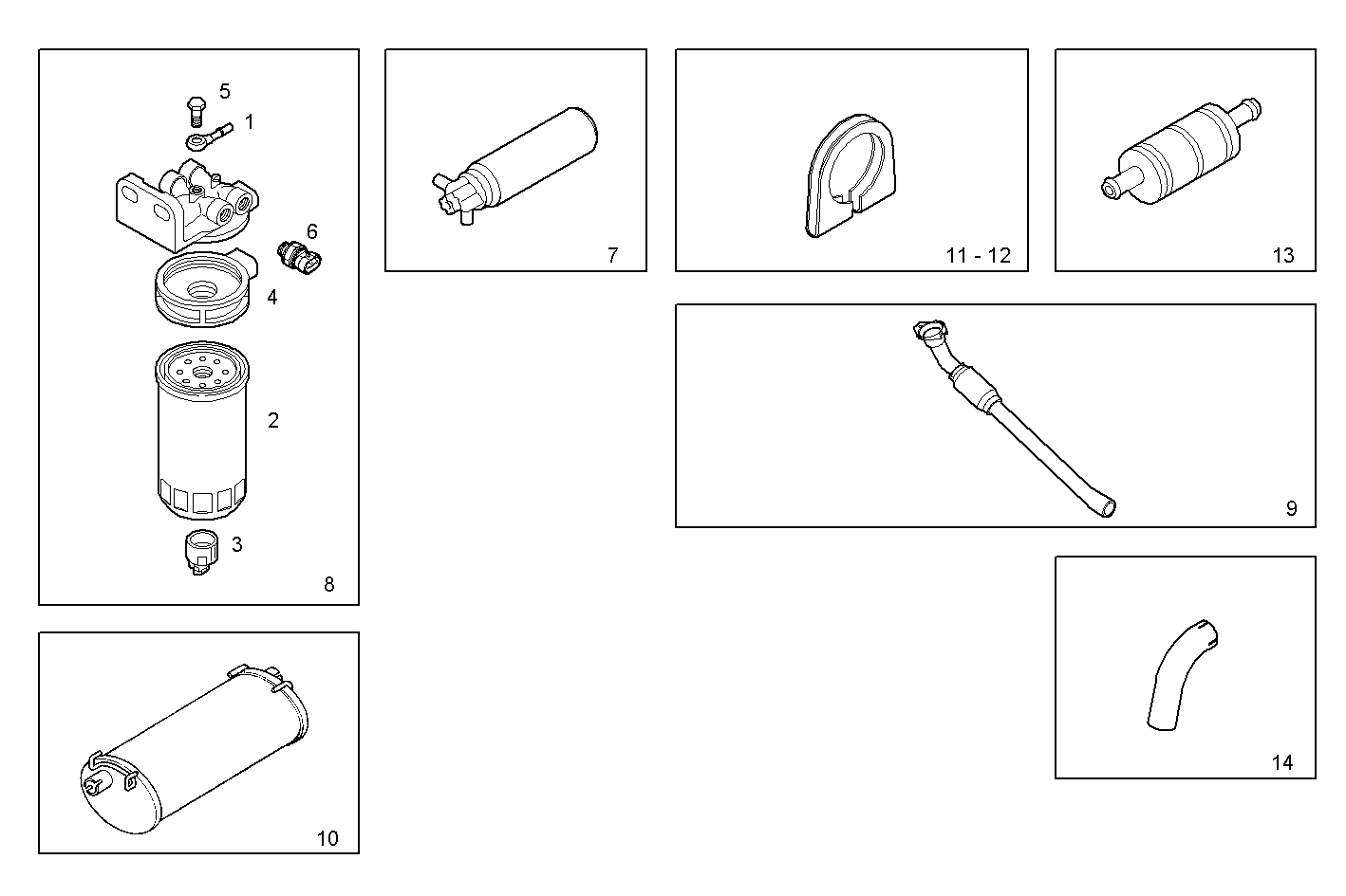 ACCESSORIES - S23ENSC24.10A009 SOFIM HPI 2.3L - EURO 3 parts diagram