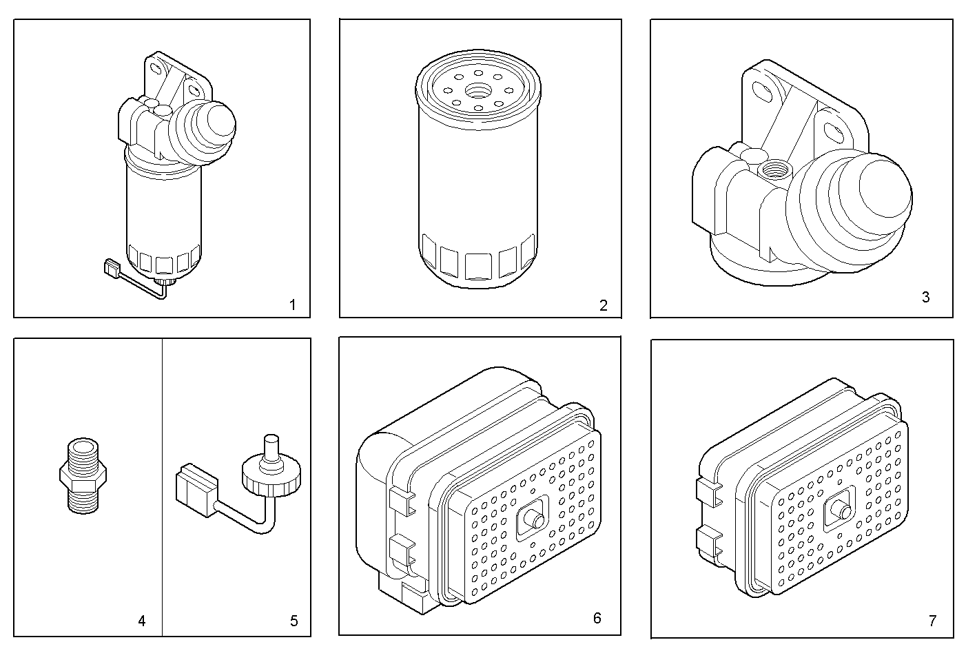 ACCESSORIES - FVAE2885X*A100 VECTOR 8 parts diagram