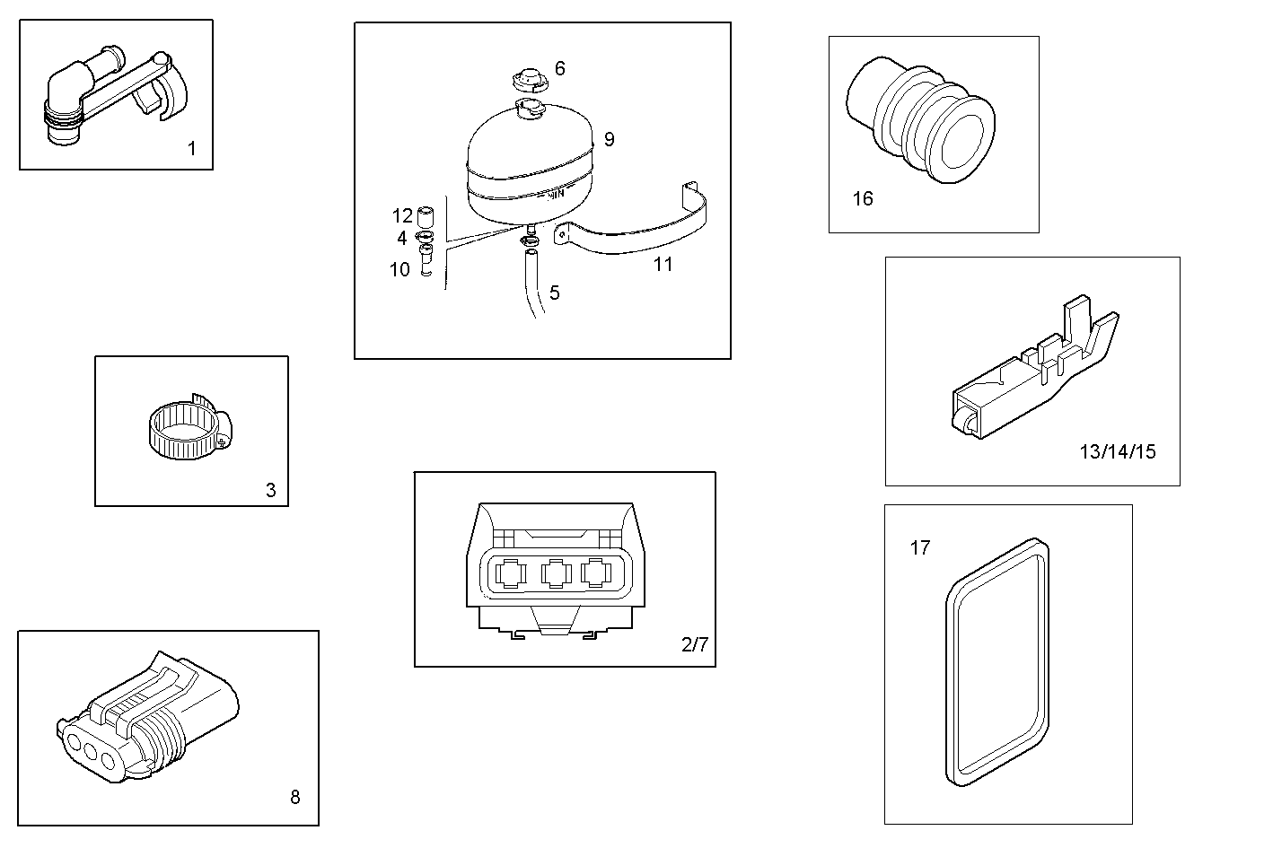 ACCESSORIES - N67MNTM28.31 NEF 6 mechanic. parts diagram