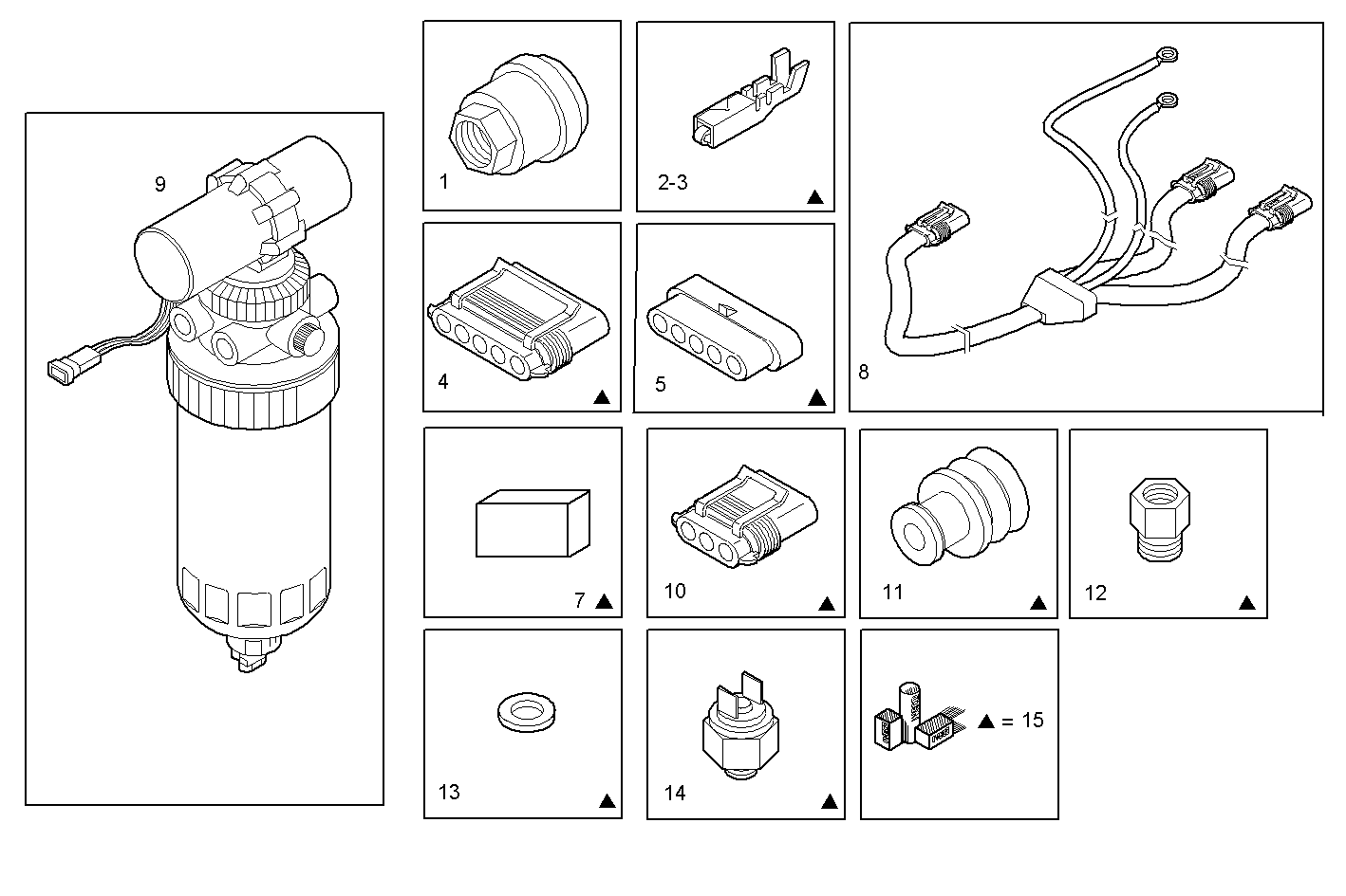 ACCESSORIES - N67MNTM28.30 NEF 6 mechanic. parts diagram