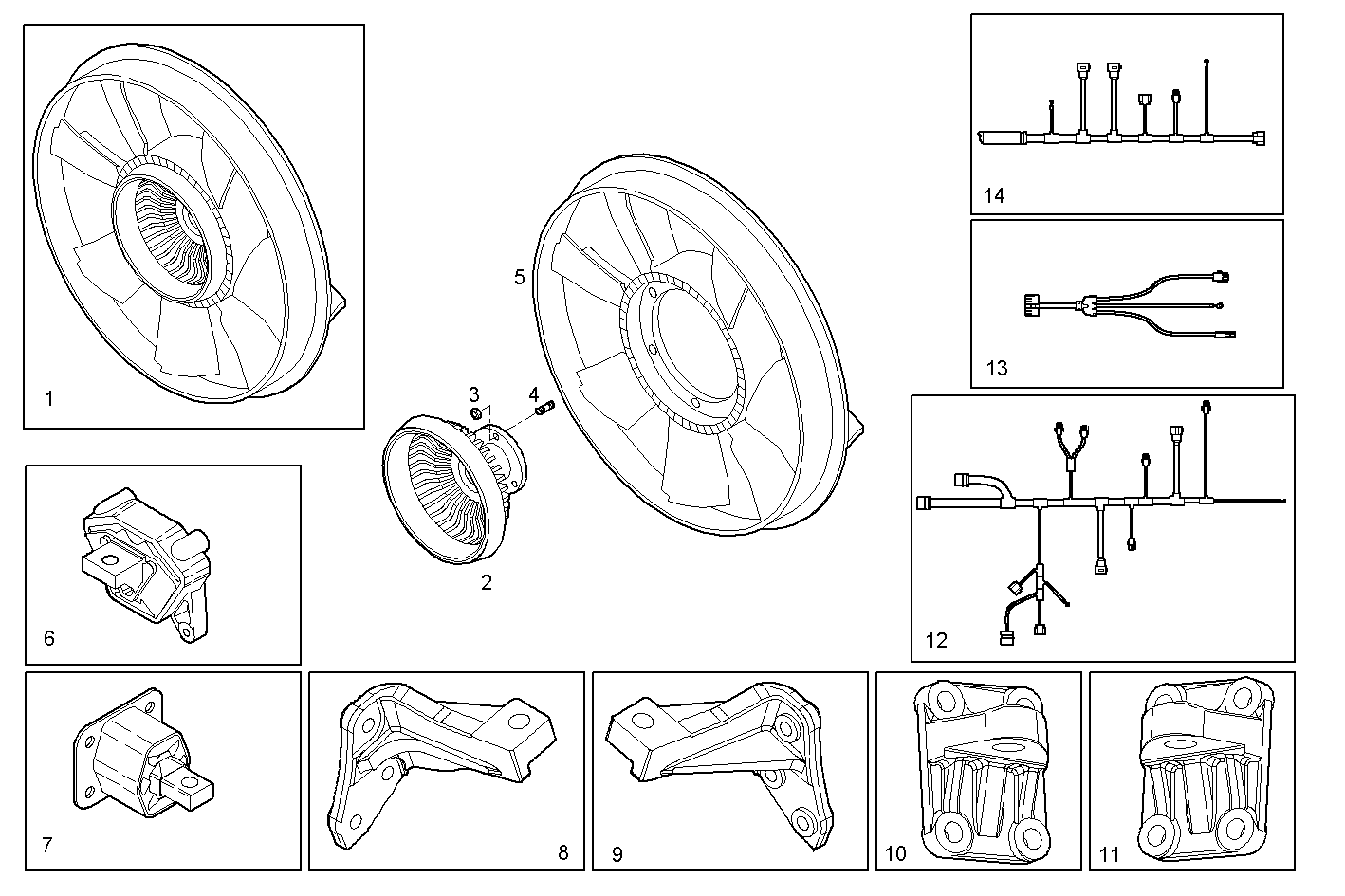 ACCESSORIES - N60MNTG26.00A001 NEF 6 CNG parts diagram