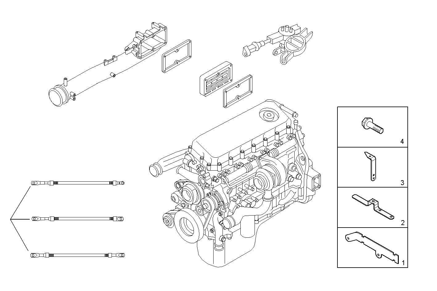 ACCESSORIES - F2BE0681A*BC13 CURSOR 8 - EURO 3 parts diagram