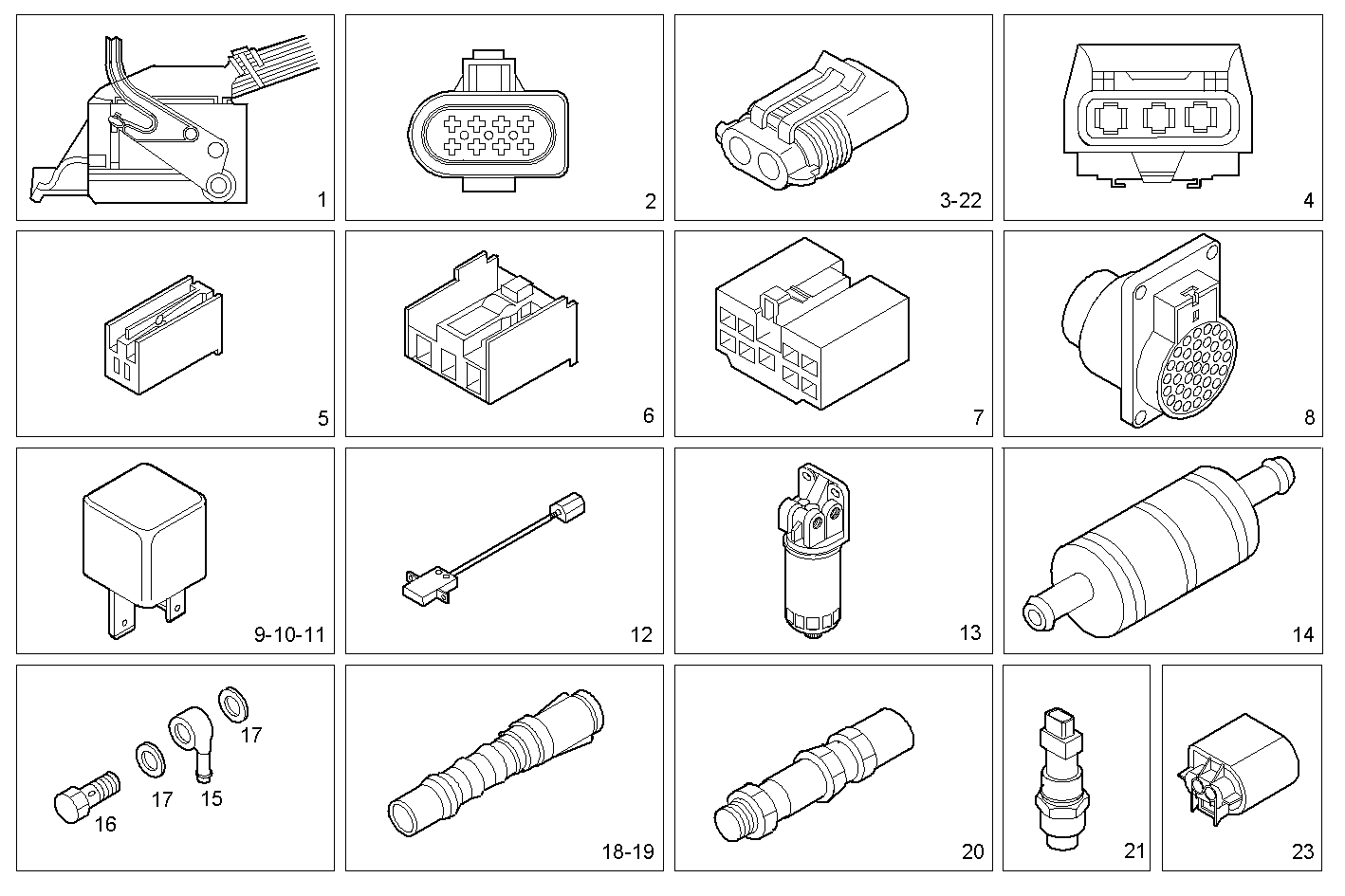 ACCESSORIES - 8140SRC33.10A001 8140SRC33 parts diagram